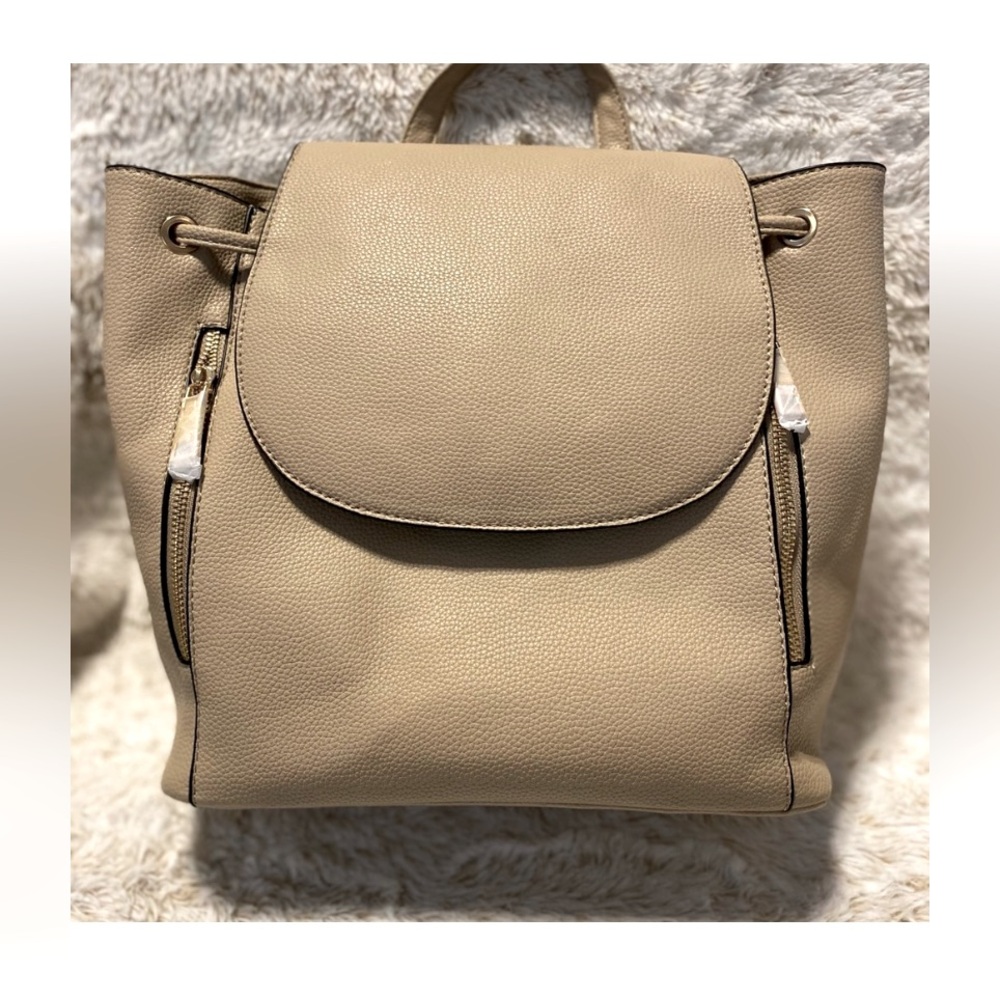 Isabelle of Los Angeles Tan Vegan Backpack